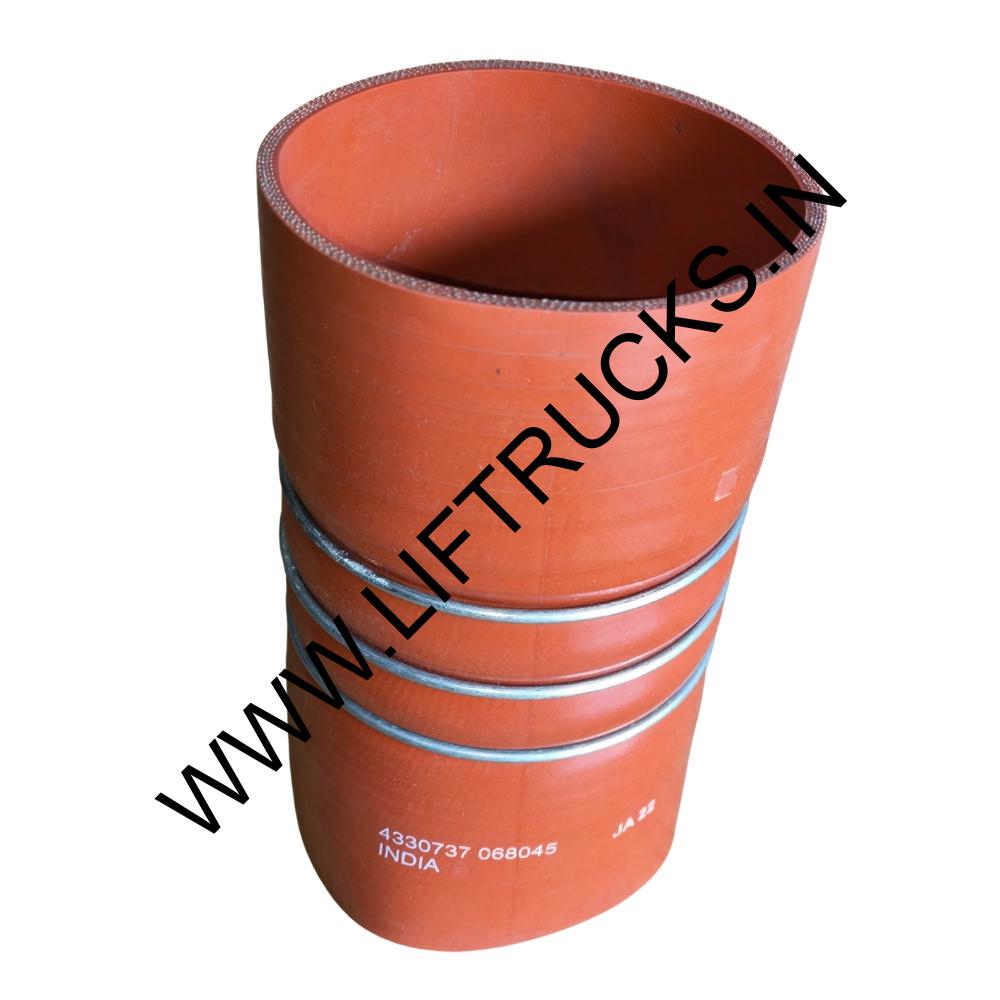 Turbo flexible straight hose with outer spring