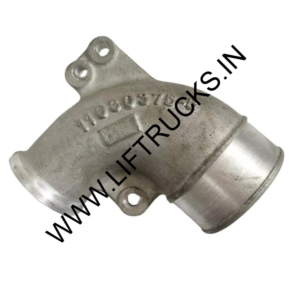 Turbo outlet connection pipe