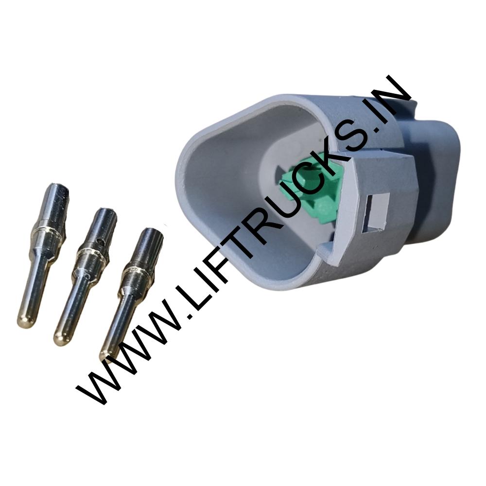 DRF LOCK SENSOR CONNECTOR ,3 PIN FEMALE