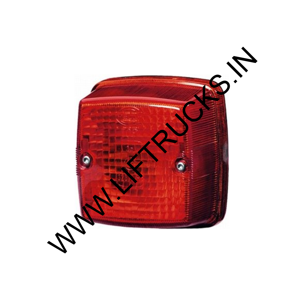Twist lock indicator square light Red