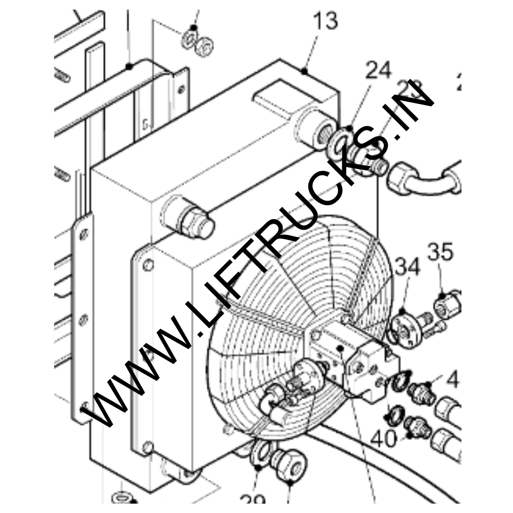 Hydraulic Oil Cooler Radiator