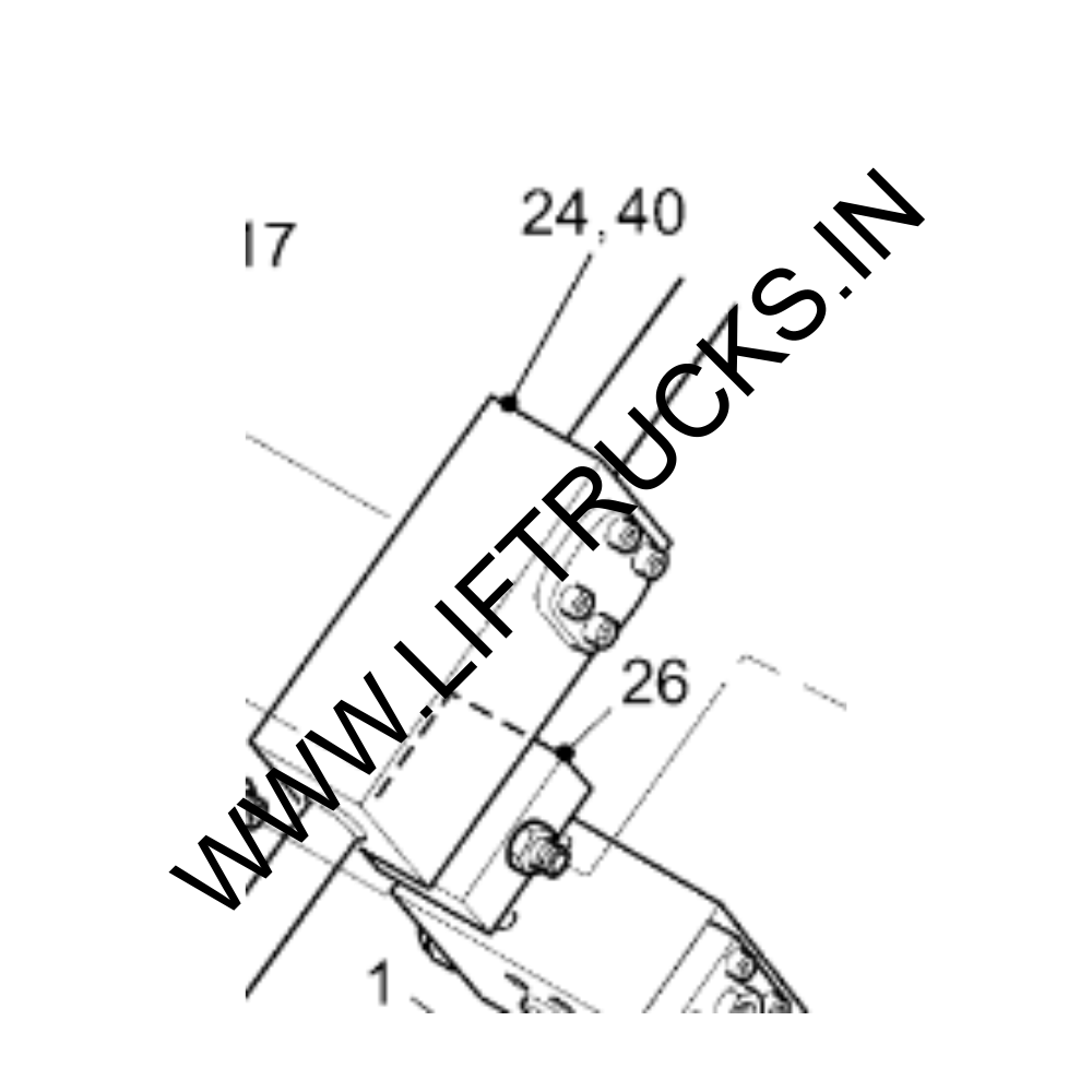 Lifting Holding lock valve Assy RHS