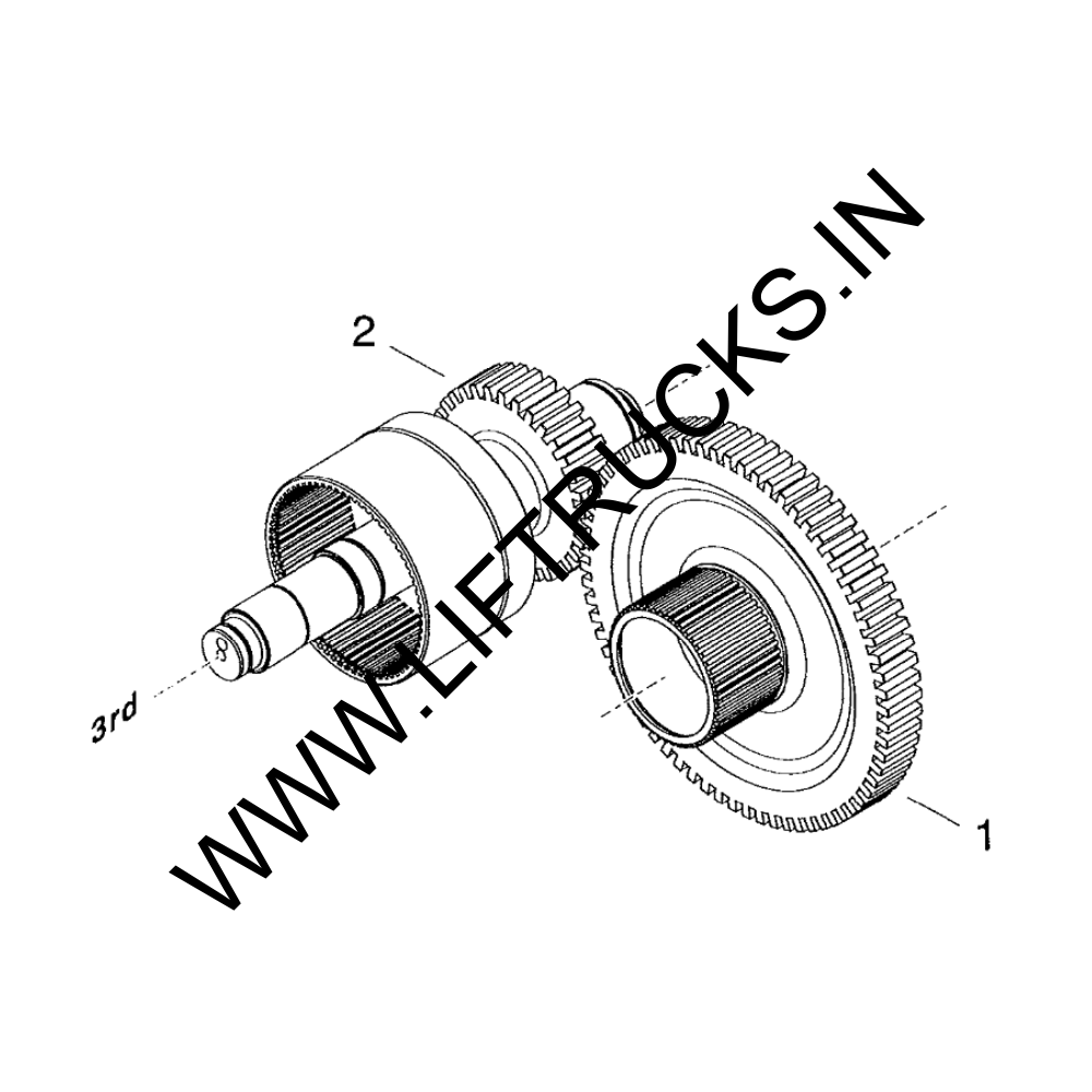 3rd Clutch Drum Shaft