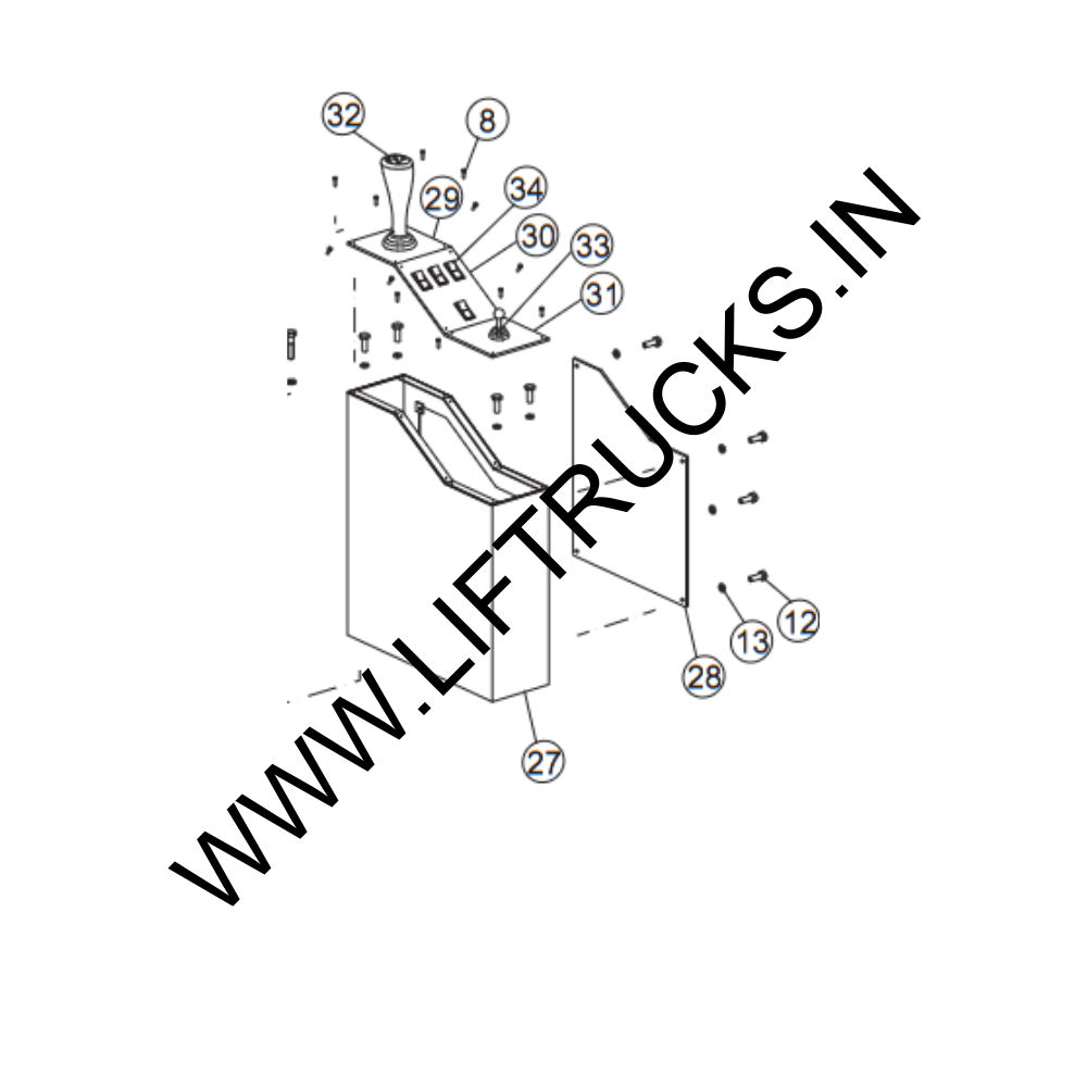 Joystick Assy Hydraulic